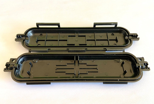Imagem 3 de 5 de 10 Mini Caixa Protetora Emenda P/cabo Drop 10+acoplador Apc