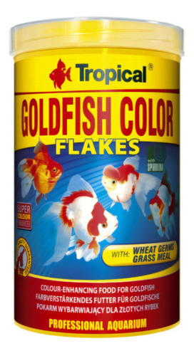 Alimento Para Peces Goldfish Color Flakes Tropical 100ml