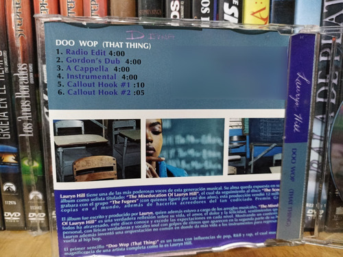 Lauryn Hill / Doo Wop (that Thing) / Cd Single Mex (Usado)