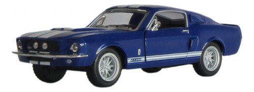 Miniatura Shelby Gt-500 1967 Kinsmart 1:38 Azul