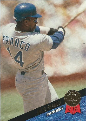 Barajita Julio Franco Leaf 1993 #27 Rangers