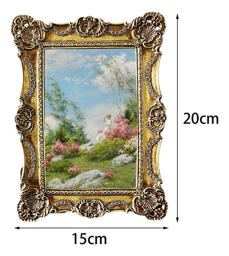 Vintage Picture Frame 4x6 Photo Gallery Art For Living Room