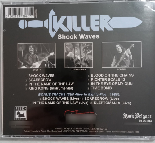 Cd Killer - Shock Waves (Usado)