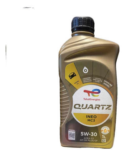 Aceite 5w-30 Total Quartz Ineo Mc3 1 Litro
