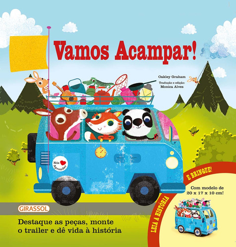 Vamos Acampar, de Alves, Monica Fleisher. Editora Girassol Brasil Edições EIRELI, capa dura em português, 2016