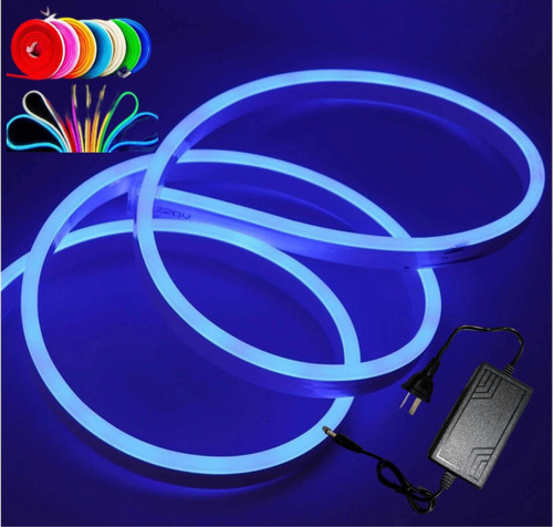 Tira LED veoquiero Neón led 3528 verde 5m 12V IP64