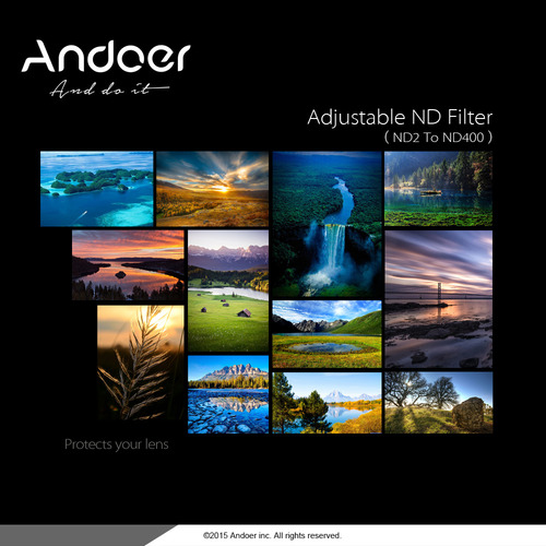 Filtro Nd Ajustable De 77 Mm, Atenuador De Densidad Neutra N