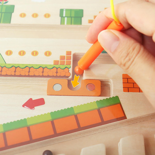 Montessori Laberinto Stem Actividad Rompecabezas Laberinto