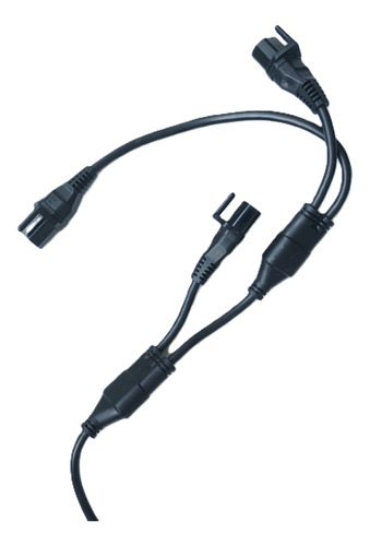 Cable De Poder Iec 320 De 1 C14 Macho Plug A Tres C15 Hembra
