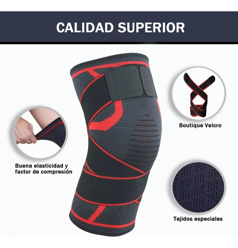 Deportiva Compresión De Elásticas Rodilleras De Par 1