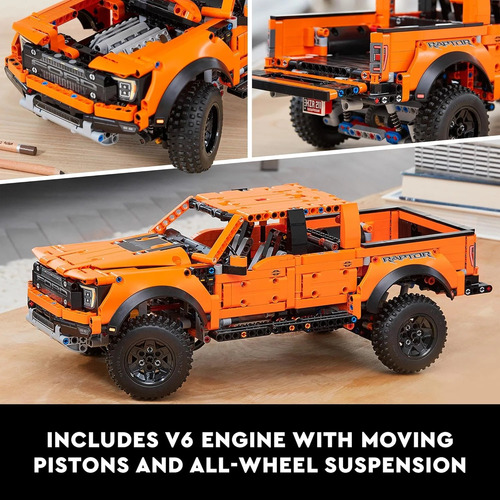 Blocos De Construção Technic Ford F-150 F Raptor - 1.379 Pçs