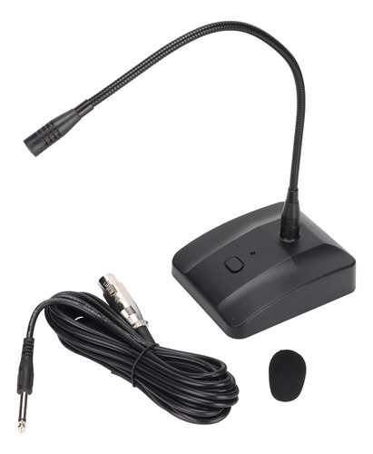 Microfone Pescoço De Ganso Com Fio Ajustável De 360° Com