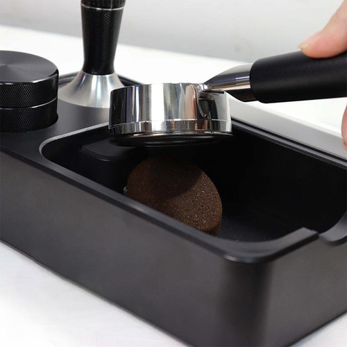 Caja Organizador Del Café De La Estación De Tampas Negro