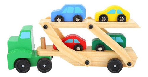 * Carrito De Transporte Para Niños, Bonito, De Madera