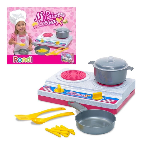 Primera Cocina Infantil Juguete Rondi Cocinita + Accesorios