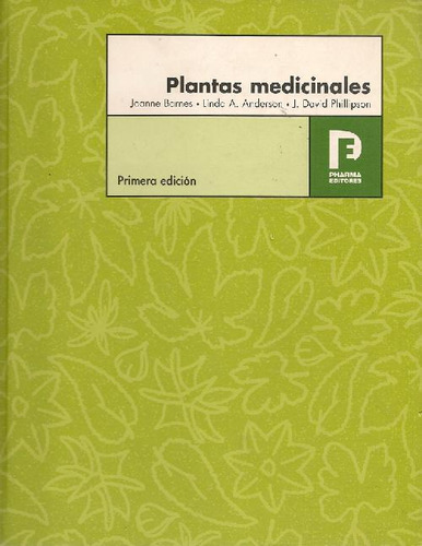 Libro Plantas Medicinales De Joanne Barnes Linda A Anderson