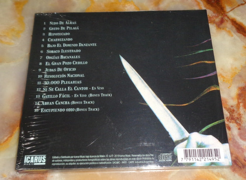 Malon - Justicia O Resistencia - Cd Digipack Nuevo Cerrado