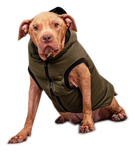 Campera Para Perros Grandes Camuflado Militar * 