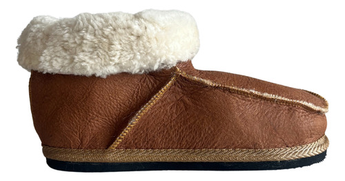 Pantufla De Cuero De Oveja Unisex Super Abrigadas Invierno