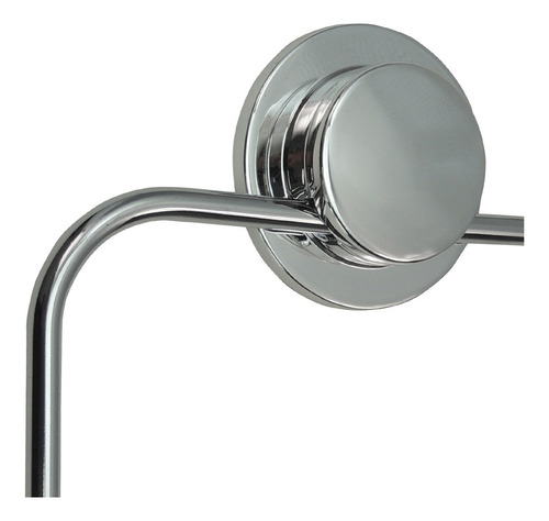 Toallero De Argolla Cuadrada Para Baño En Acero Inoxidable Color Plateado