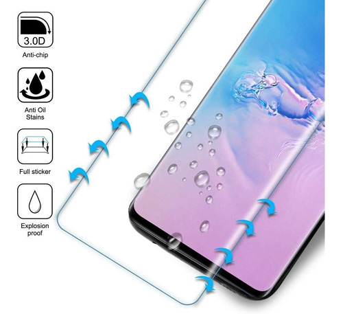 Mica Gel Tpu Protector Pantalla Para Galaxy S10 S10e Y Plus