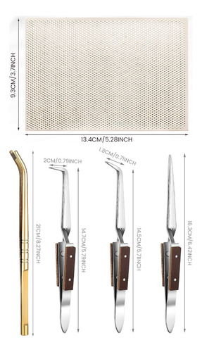 (b) Equipo De Soldadura: Tablero De Soldar, Pinzas De Bloque