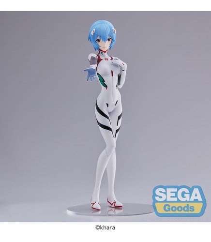 Rei Ayanami Hand Over White Evangelion Sega Figura Original 