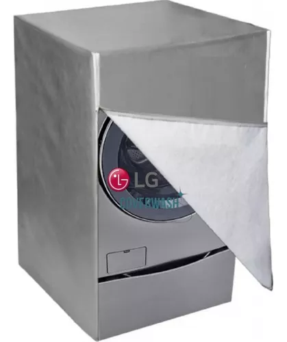 Funda Cubre Lavadora Carga Frontal LG 20kg Resistente Cierre