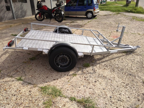Imagen 2 de 12 de Trailer Cuatriciclo Moto Karting Bicicletas