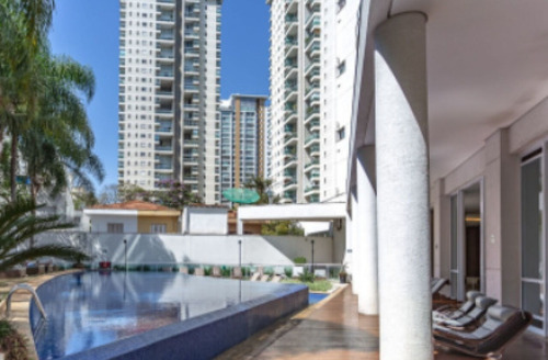 Imagem 14 de 15 de Flat Sky Campo Belo 84m² Com 2 Dorm 2 Vagas No Campo Belo Para Venda. - Sf38978