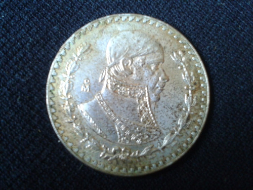 Moneda México Un Peso Plata 1966 (p03)
