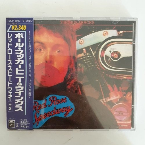 Paul Mccartney & Wings Red Roses Speedway Cd Japones Obi