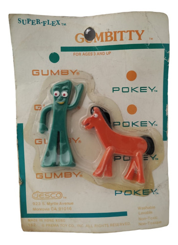 Gumbitty Gumby Y Pokey Bendales Jesco Vintage