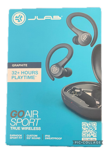 Auriculares Manos Libres Jlab Go Air Sport Negro