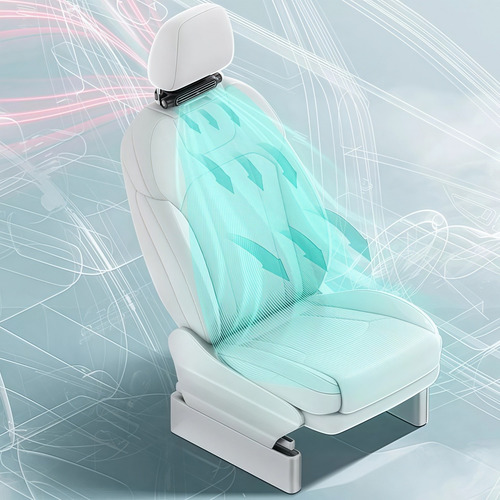 Miniventilador Recargable Para Asiento De Coche