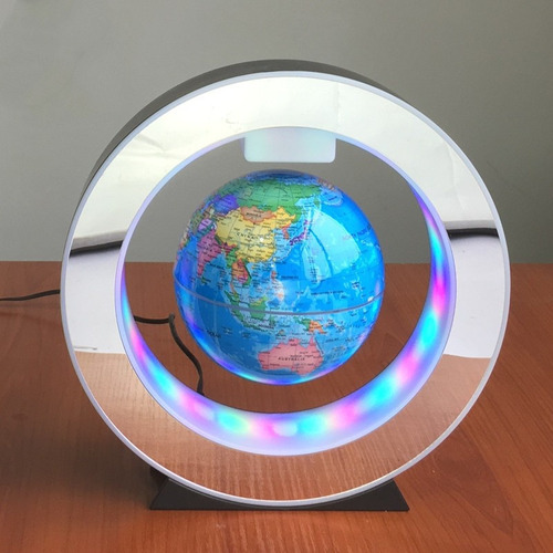 Globo De Levitación Magnética Led De Rotación Luminosa 4inch