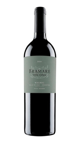 Vino Tinto Bramare Valle De Uco Malbec 750ml Puro Escabio