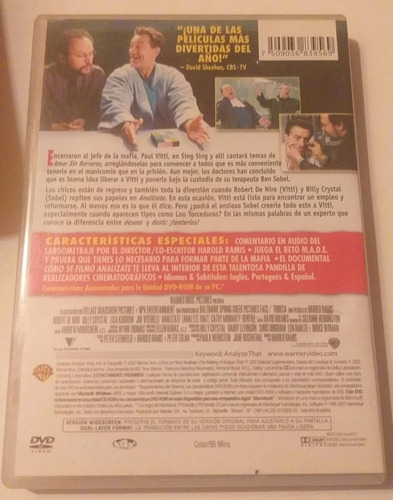 Pelicula Dvd - Analizate - Robert Deniro (Usado)