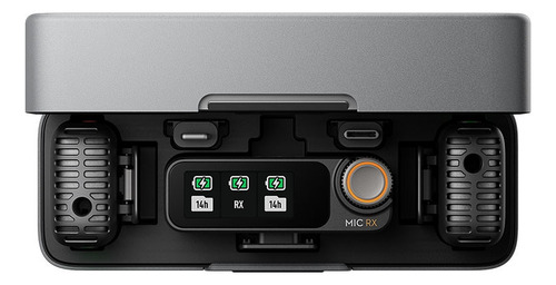 Microfone Dji Mic 2 Br - Dji116 Cor Preto