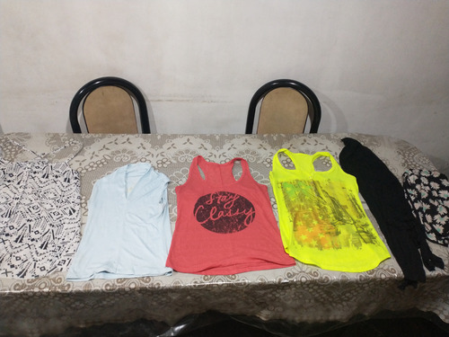 Lote De Ropa Ideal Feria Americana 56 Prendas Blanco (Usado)