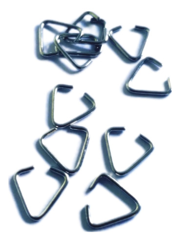 50 Triangulos De Metal Para Llaveros Dijes Triangulitos