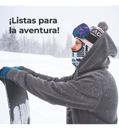 Funda Antiparras Ski/snow/bici Microfibra Rash