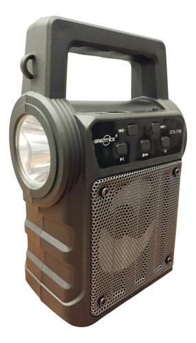 Bocina 3 Solar Bluetooth Linterna Radio Fm Viaje Camping