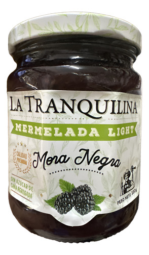 Mermelada Light Mora Negra La Tranquilina 350g S/ Azu Agr Fw