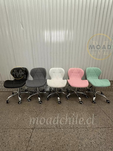 Silla De Escritorio Acolchada Altura Regulable