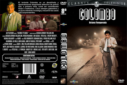 Columbo Temporadas 1 A La 8 Remasterizada- Subt. - Dvd (Usado)