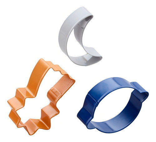 Set Cortadores Galleta Espacial Estrella Planeta Luna Wilton