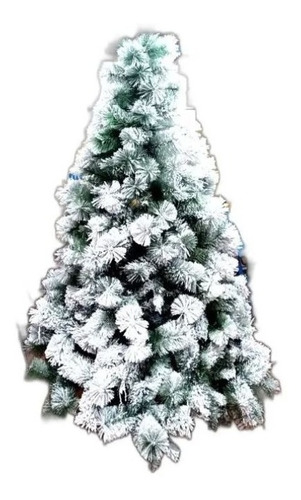 Árbol Navideño  Nevado Super Frondoso De 1.80m De Alto