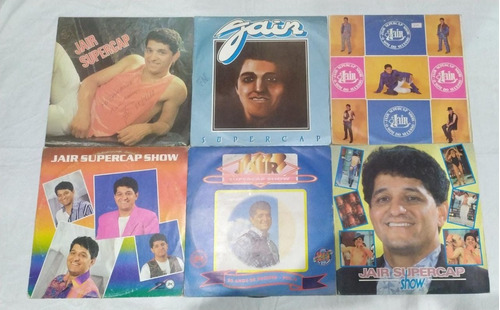 Lp Vinil Jair Supercap Show Som Do Sucesso Com 6 Discos