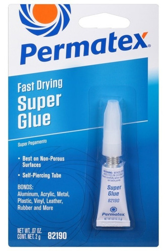 Super Glue Adhesivo 2.0gr (82190), Permatex